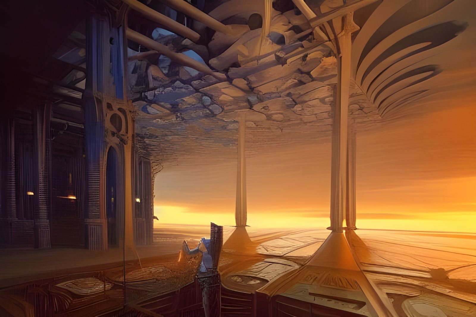 Mysterious Interdimensional Portal at Cosmic Horizon