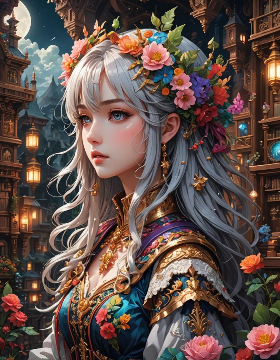 Surreal Pixel Art Portraiture Epic Masterpiece