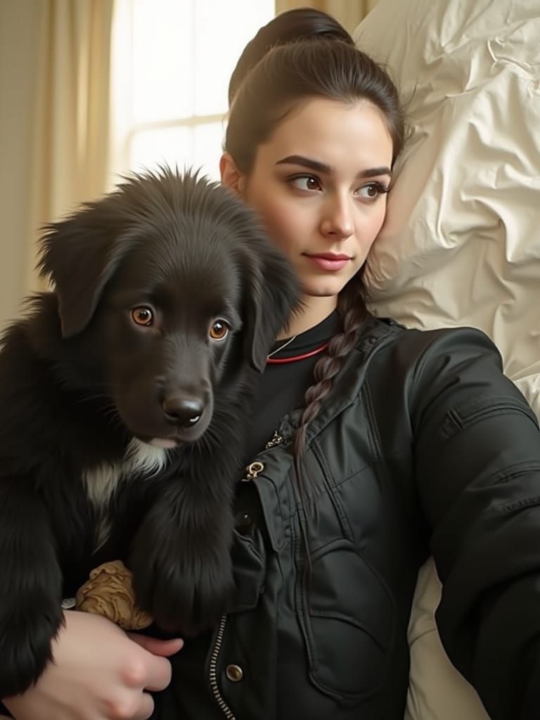 Dreamy Bedtime Scene in Vibrant Fantasy Colors