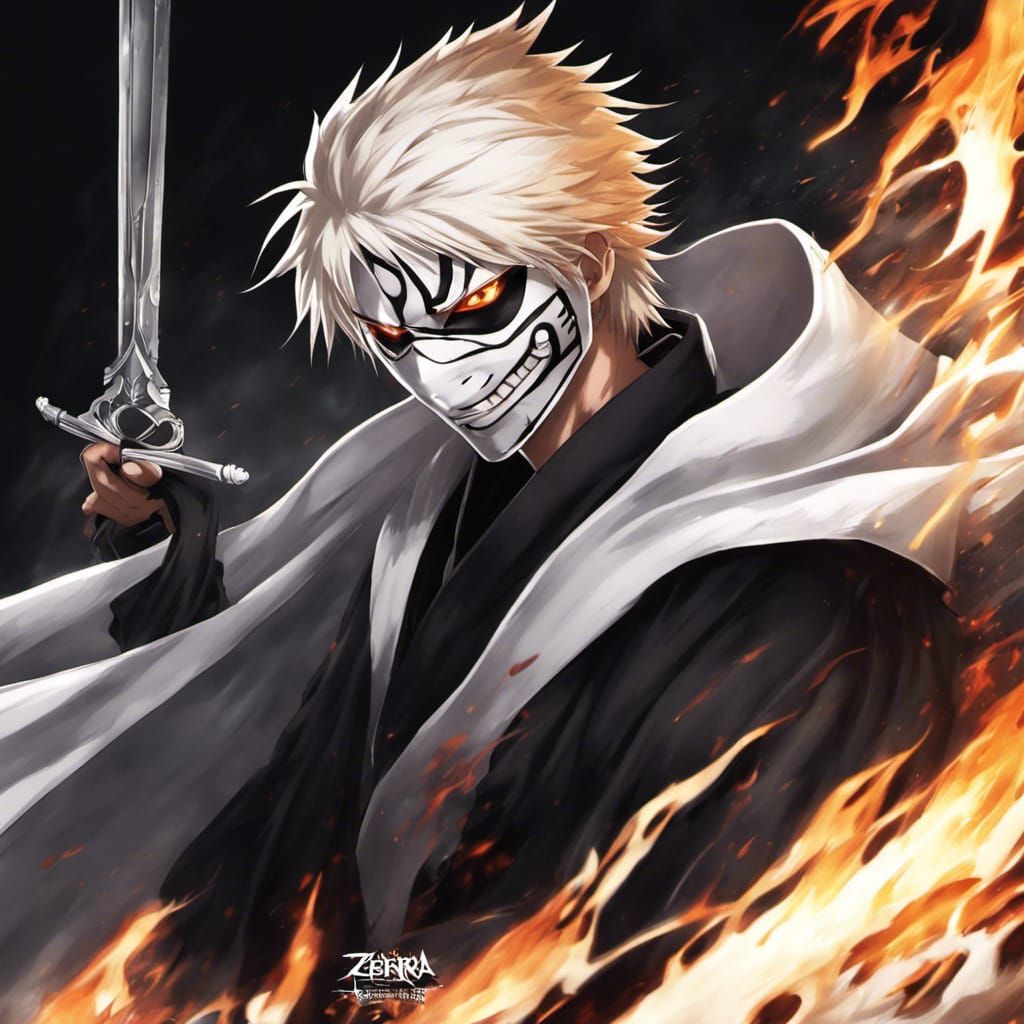 Epic Anime Warrior in Dark Hollow