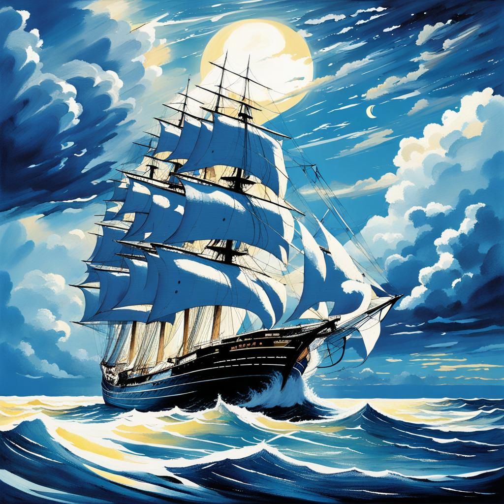 Whimsical Oceanic Adventure in Vibrant Watercolor