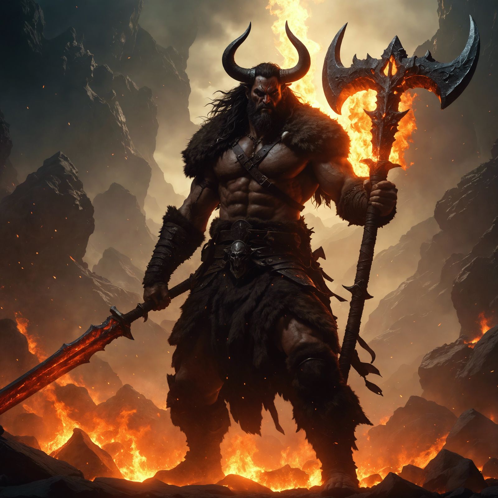 Leveled up Barbarian