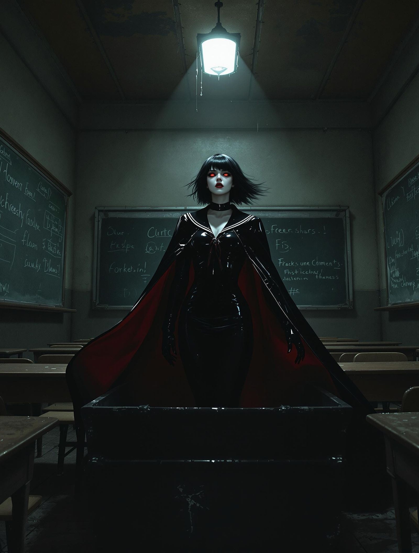 Vampire Emerges in Abandoned Japanese School