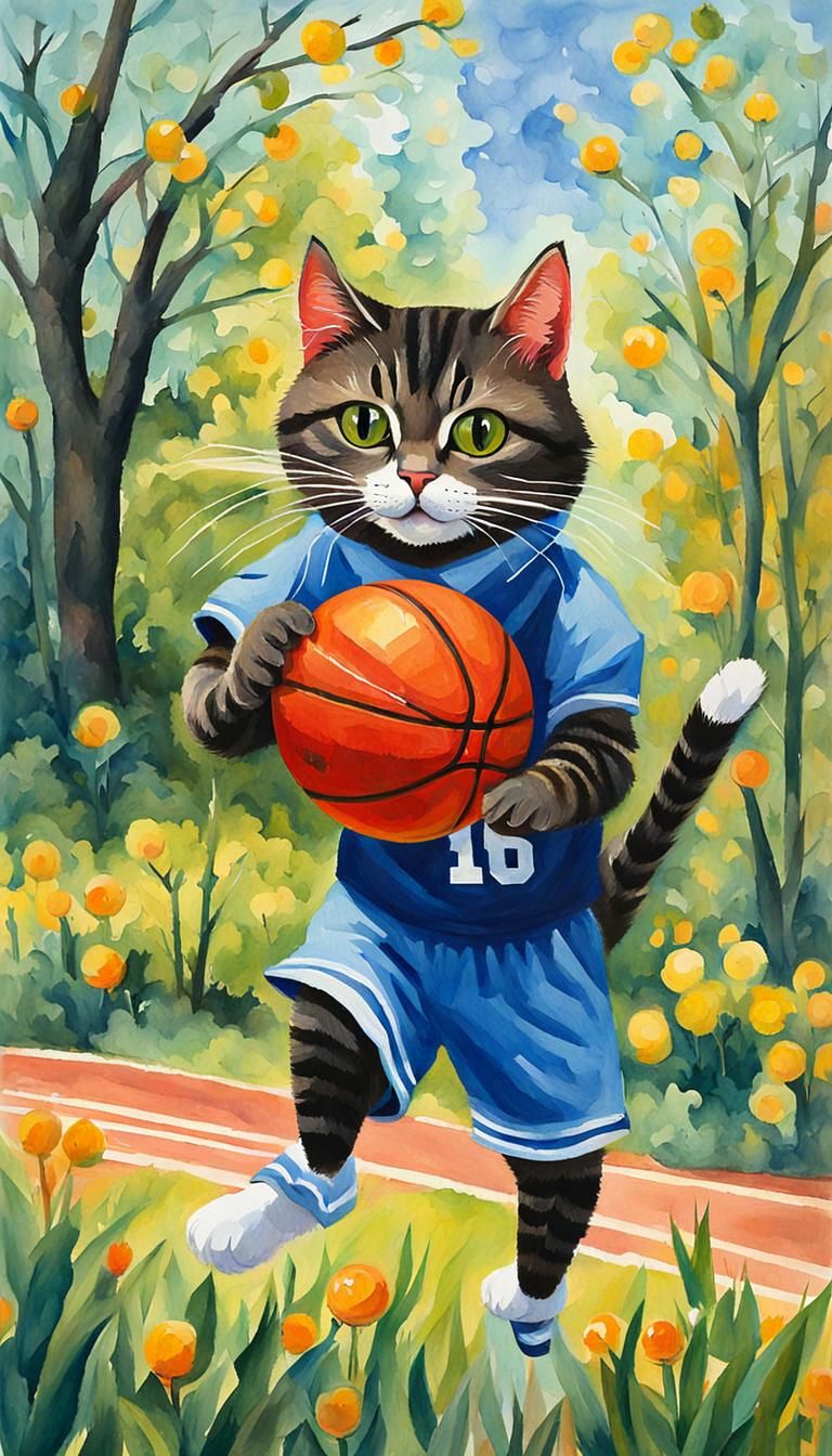 Basketball Cat