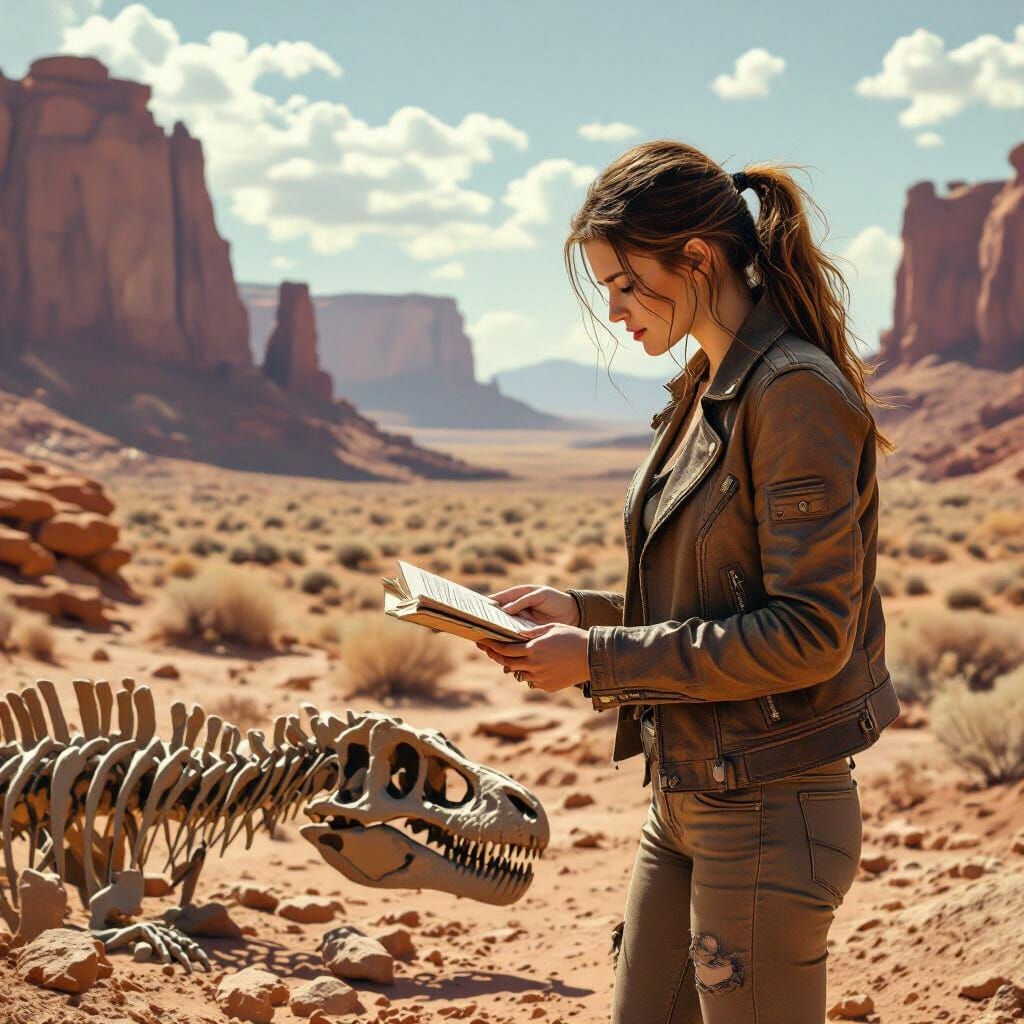 Anna Kendrick as Paleontologist in Utah Desert Landscape