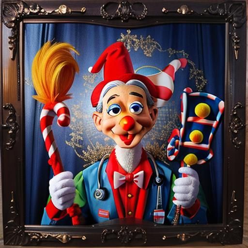 Masterpiece Realistic 3d Dr. Seuss Puppet