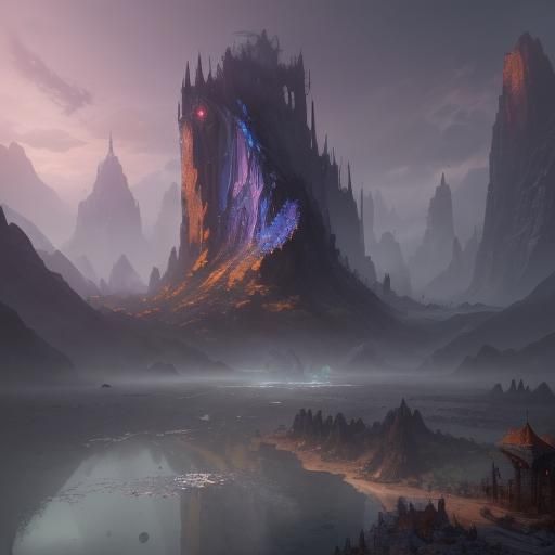 Vibrant Fantasy Realm Unveiled in Stunning 8K Detail