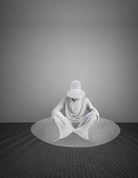 Surrealist Interior Scene in Soft Focus 3D