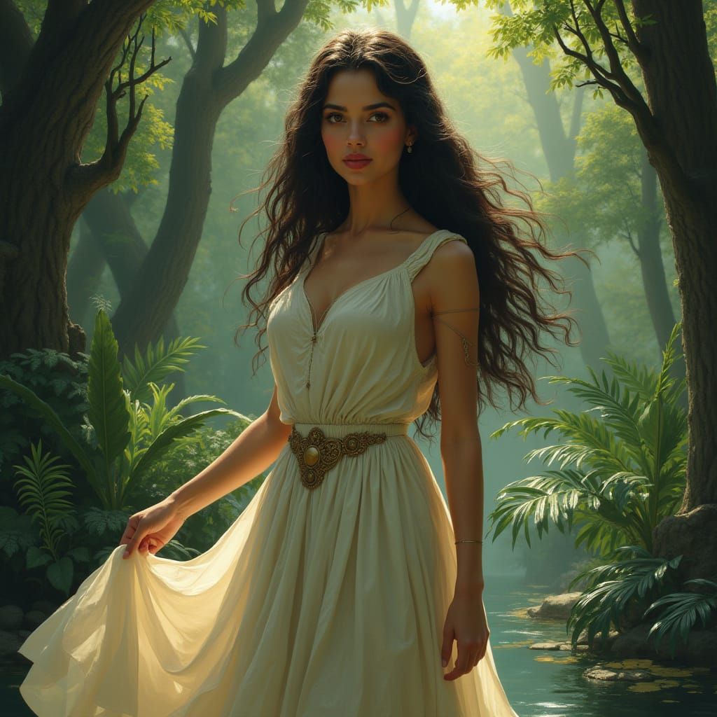 Kerana: A Mystical Beauty in a Lush Landscape