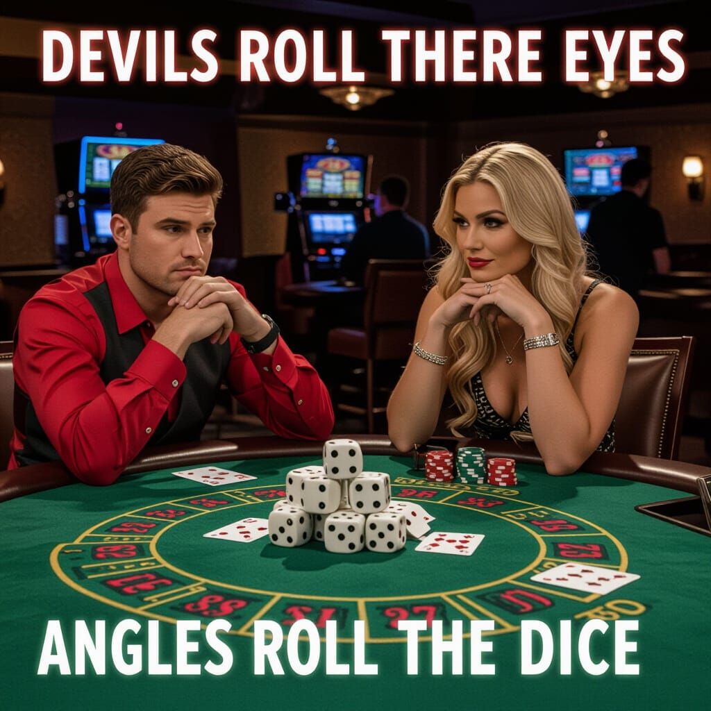 Devils and Angels Rolling Dice in a Cosmic Game