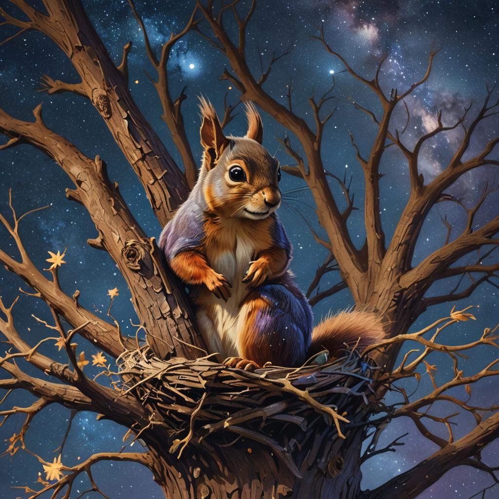 Ethereal Forest Scene as Cinematic Film Still