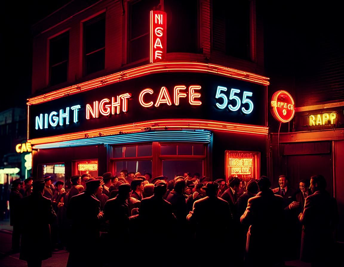 "Night Cafe 555" Celebrations.