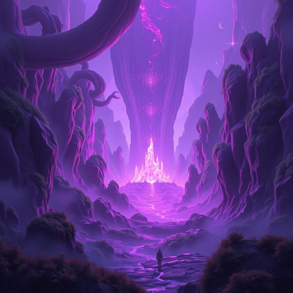Ethereal Realm in Regal Purple Tone
