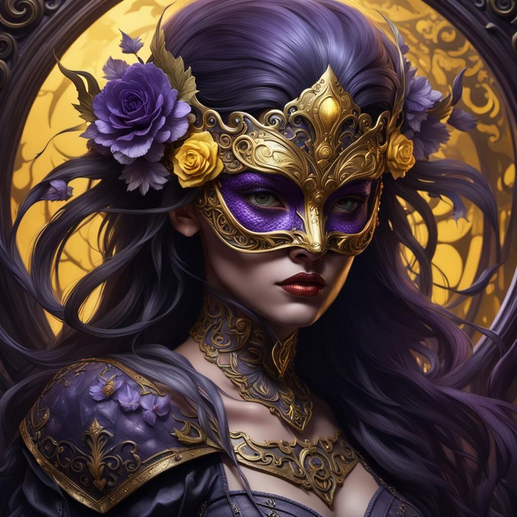 Volumetric Mirror Goddess in Dark Fantasy Mastery