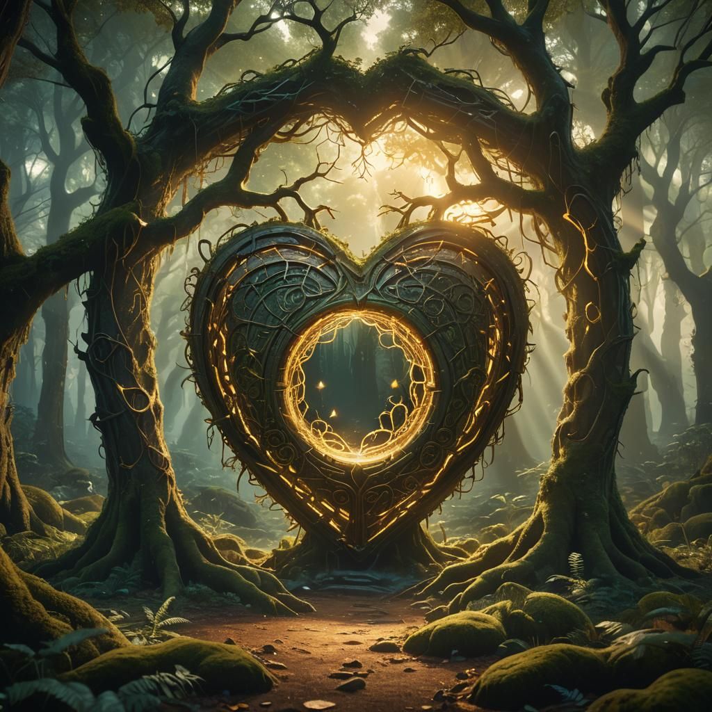 Surreal Fantasy Portal Unveils Mystical Secrets