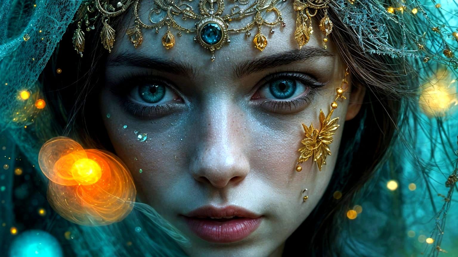 Ethereal Fantasy Girl in Dreamlike Unreal Engine Art