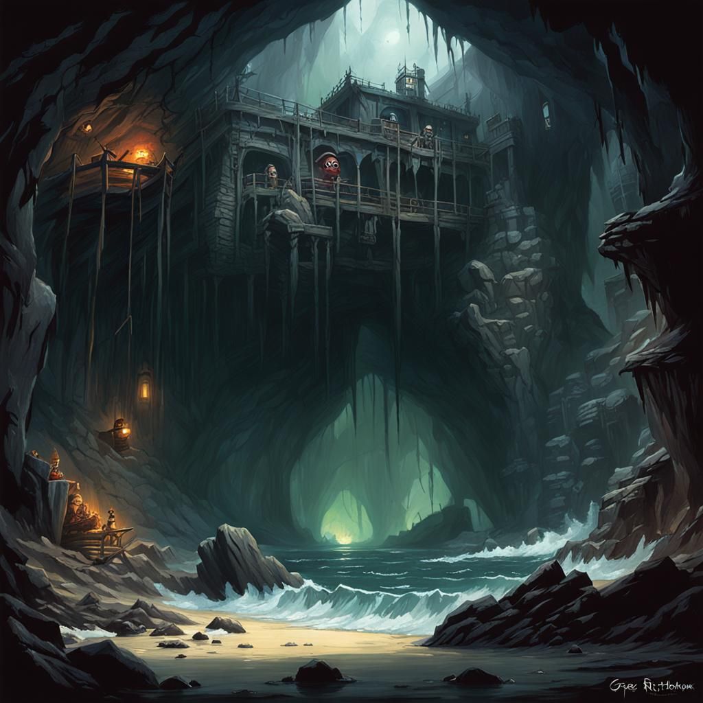 Pirate's Dark and Sinister Cave