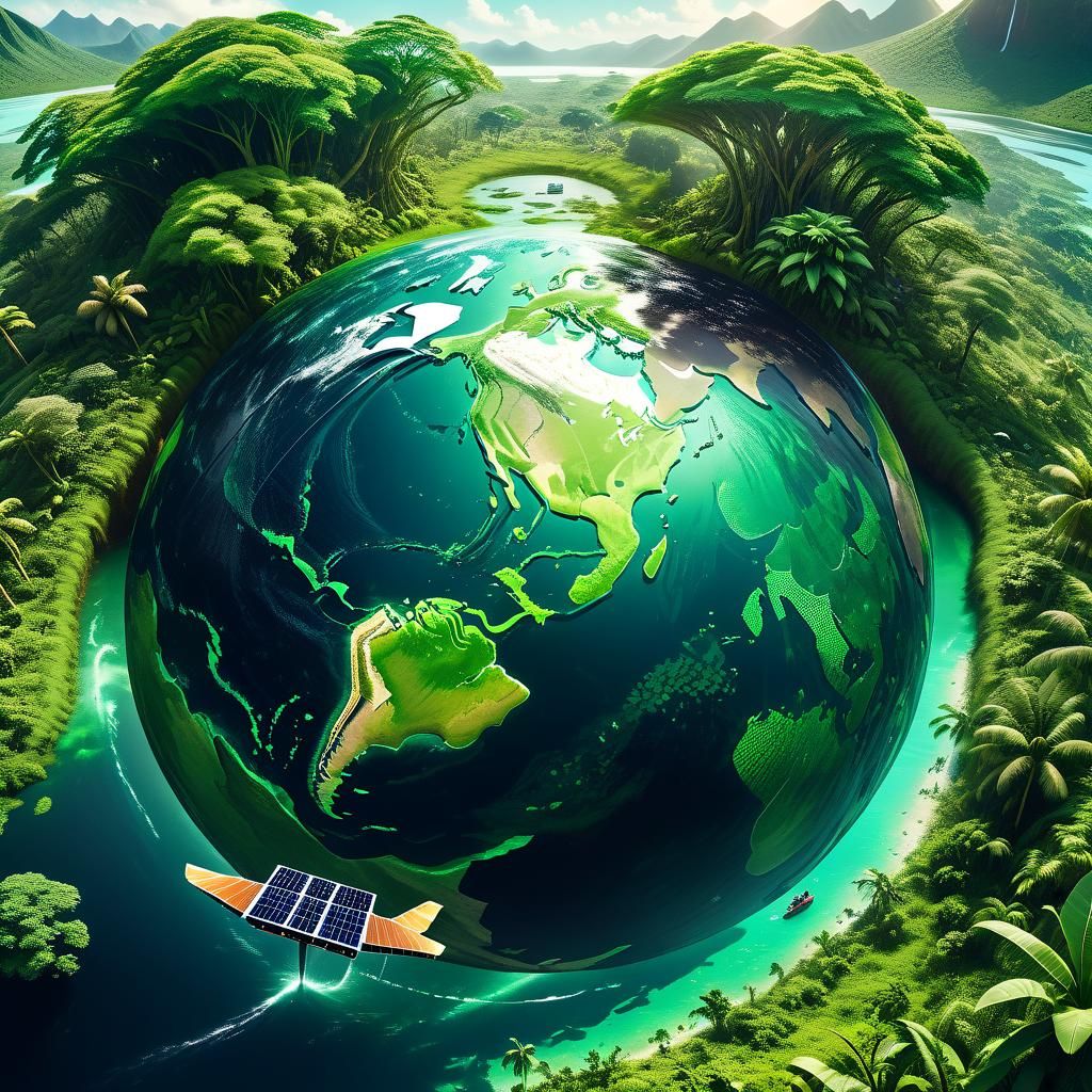 Ethereal Earthly Splendor: A Visionary Masterpiece