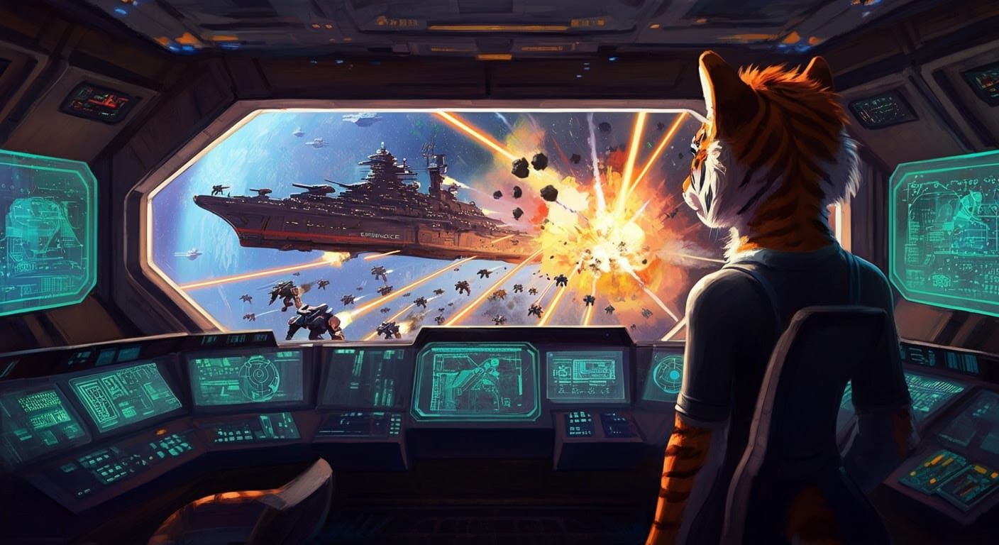 Galactic Turmoil on the HMS Eminence Bridge