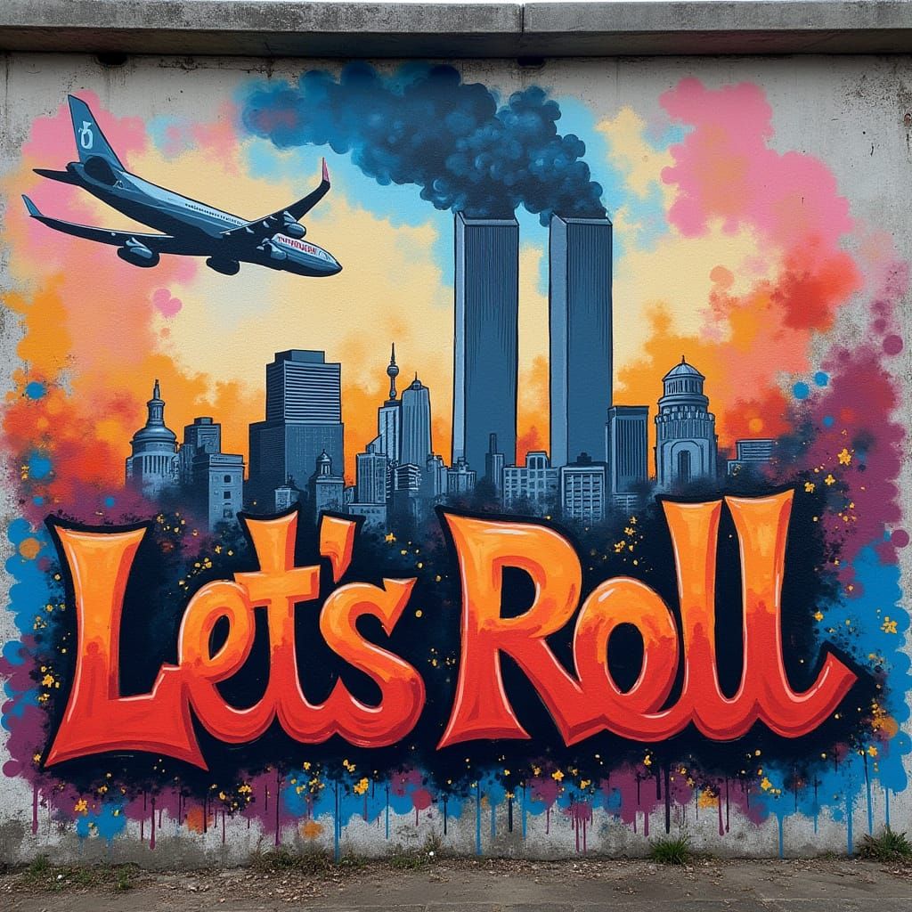 9/11 Tribute Street Art Mural