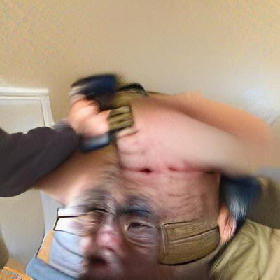 Father and Son Reconciliatory Scene in a Grief-Stricken Home