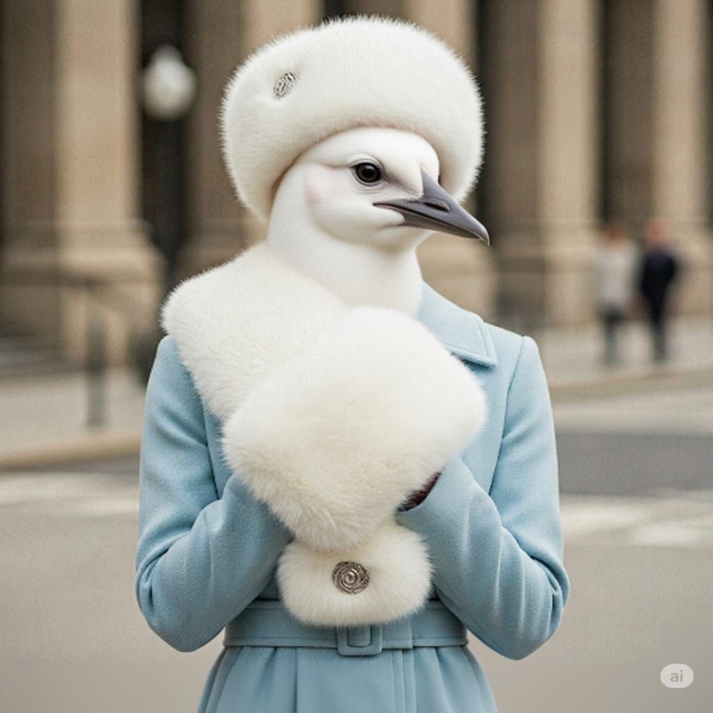 Woman Replaced by Bird