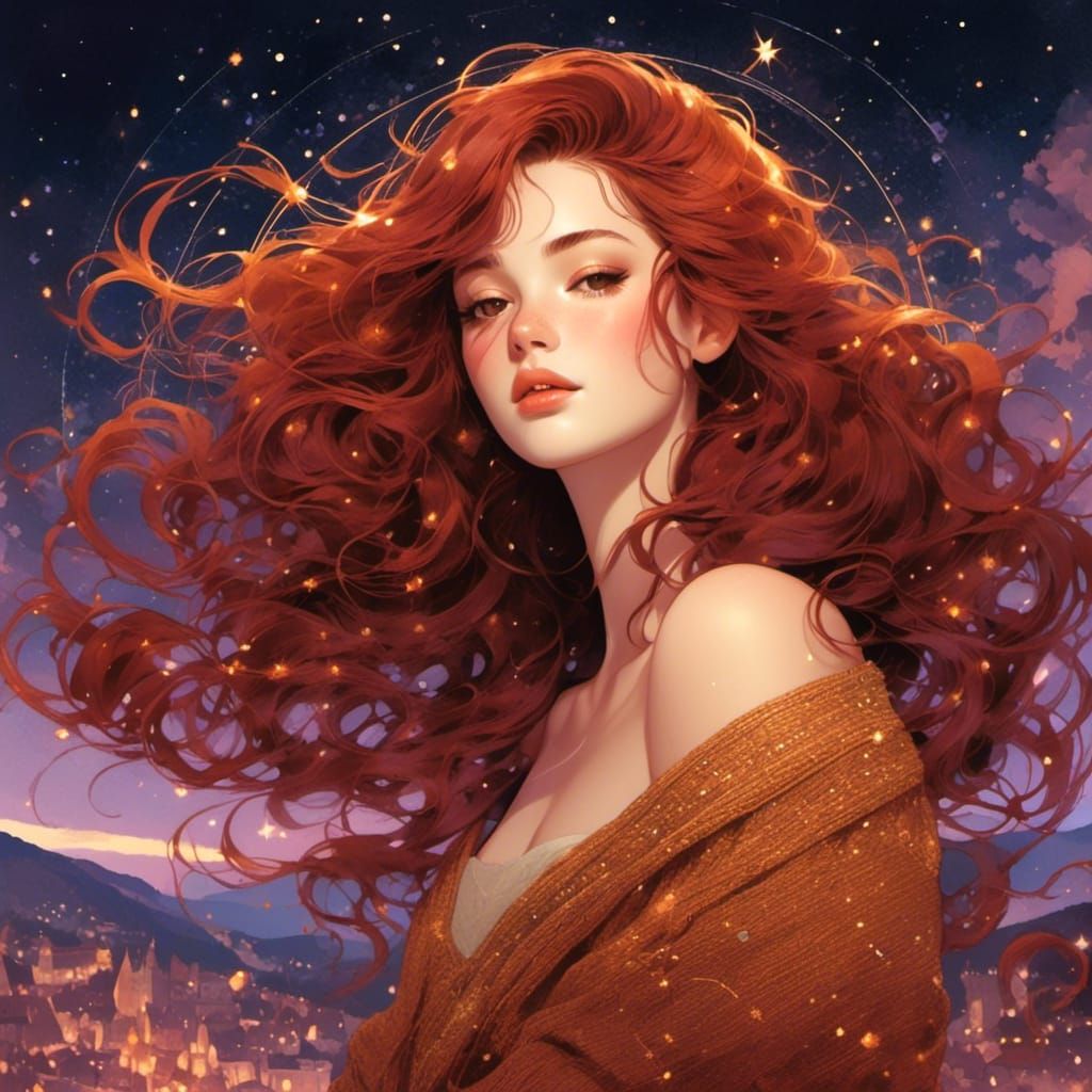 Golden Light Ethereal Portrait in Rich Cinematic Style