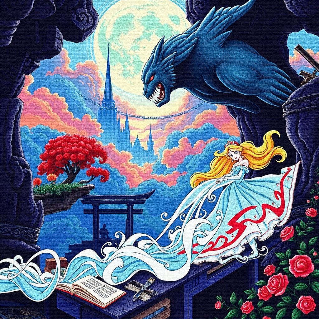 Anime Princesses in Action