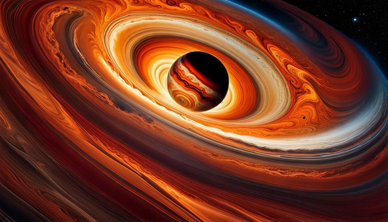 Majestic Celestial Dance: Jupiter's Turbulent Majesty