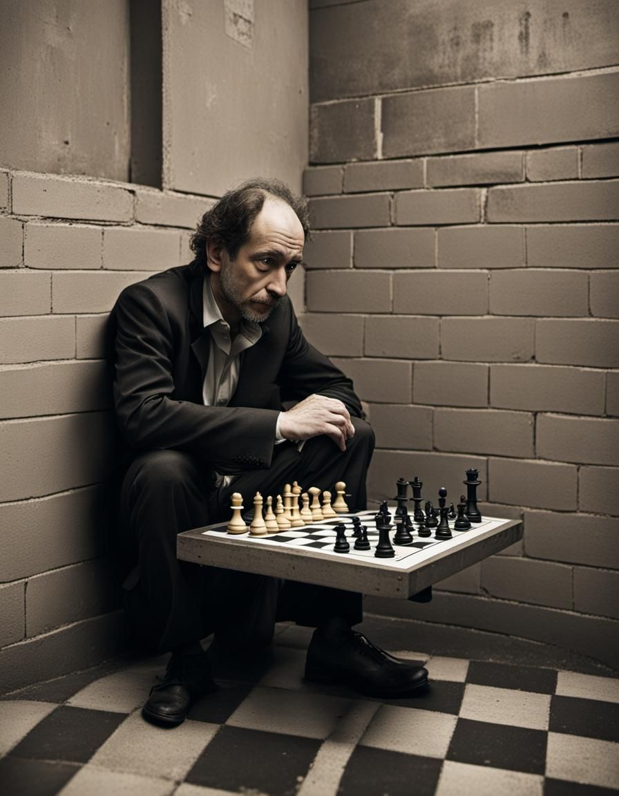 Chess Player Behind Bars