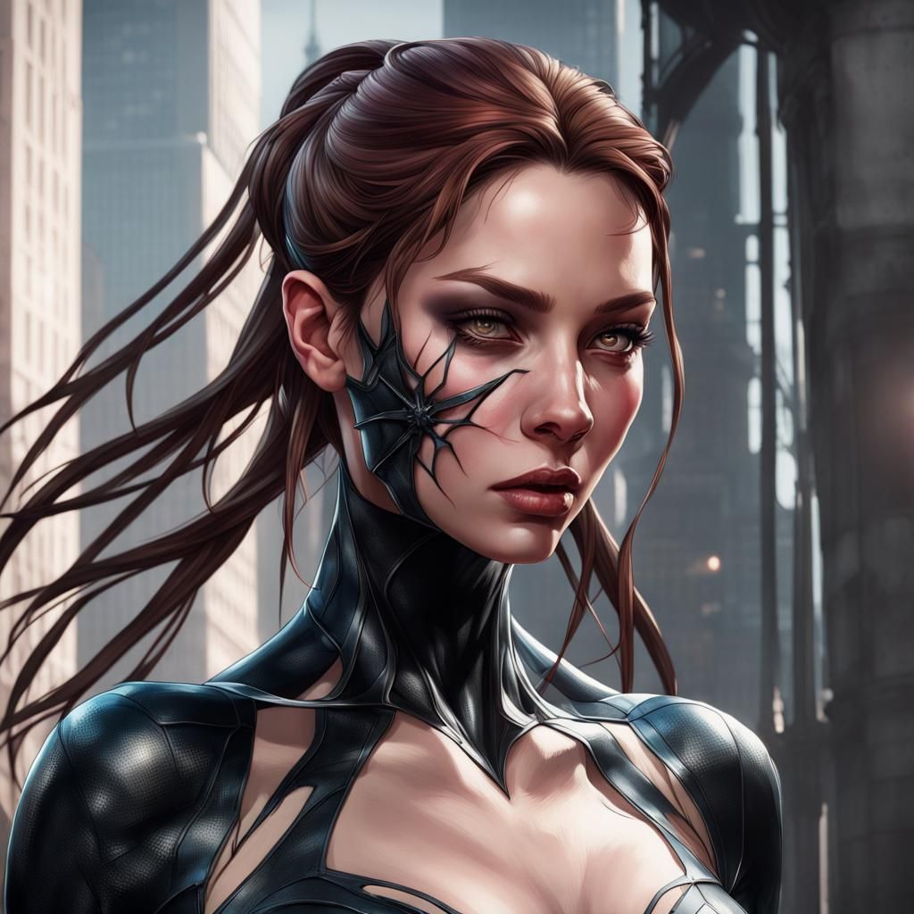 The venom of the lethal spiders is taking effect and our heroine loses her strength and is no longer able to repel the a...