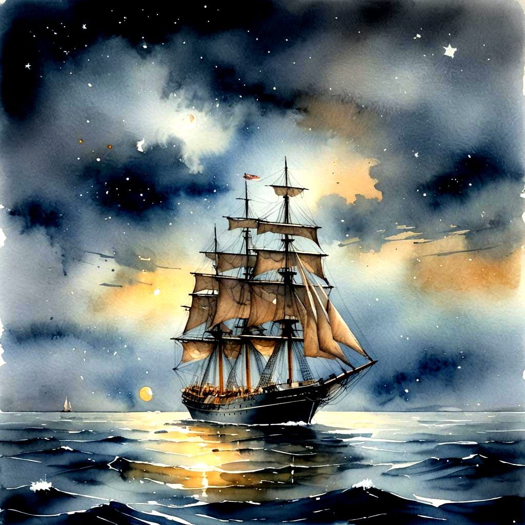 Sailing into the Mysterious Grey Dawn