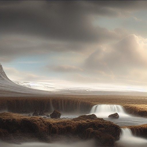 Icelandic Hymns in Realistic Digital Art