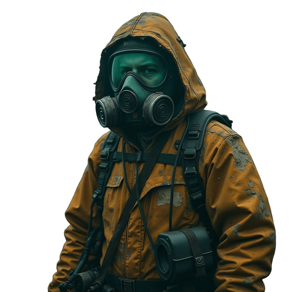 Fantastical Soldier Battles in a Toxic Wasteland