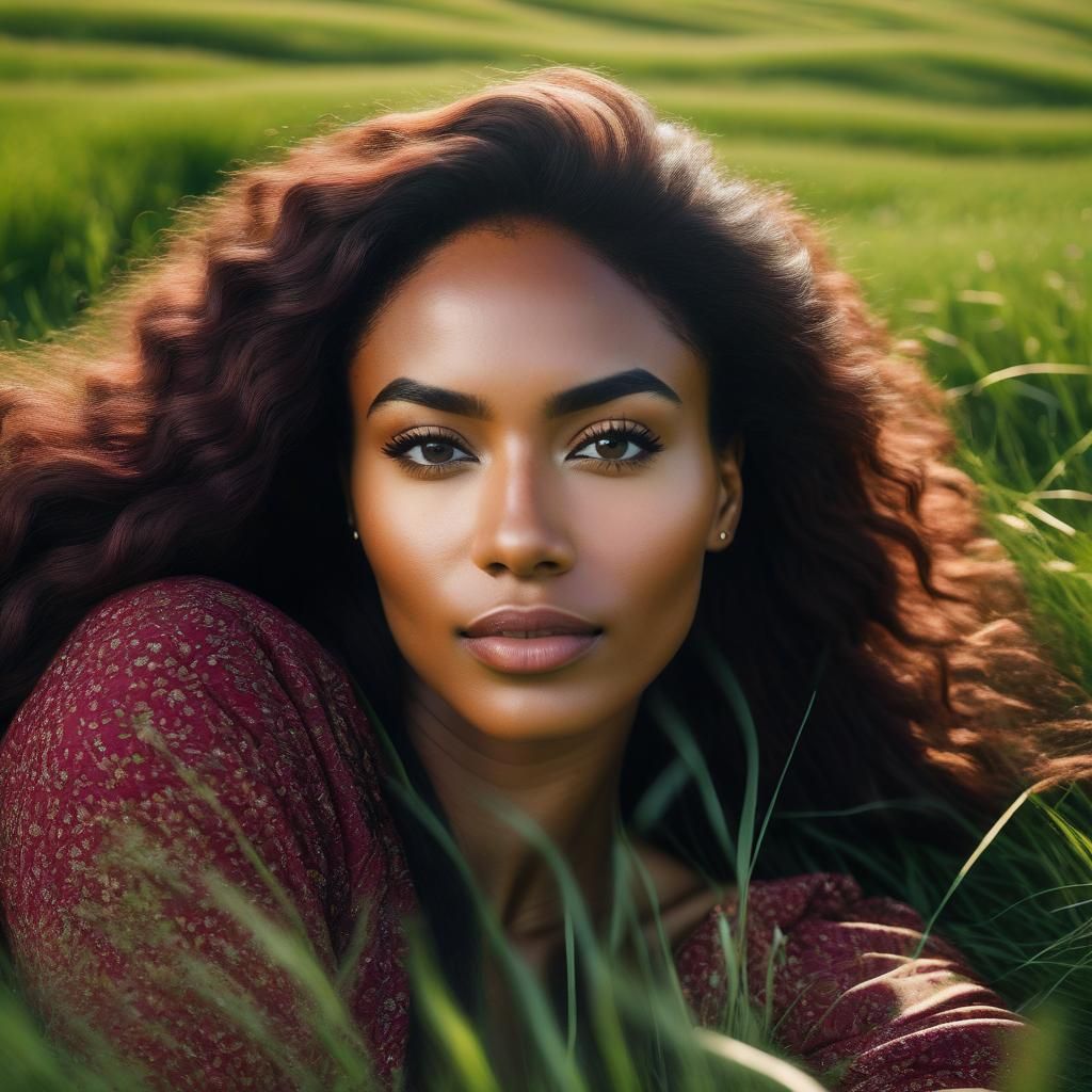 NOT A CARE IN THE WORLD: Beautiful woman of color (Follow fo...