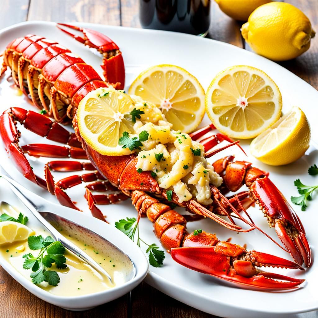 Succulent Lobster in Vibrant Citrus Sauce