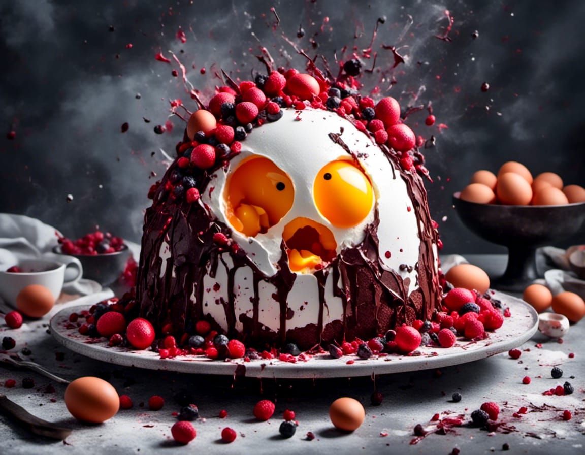 Surreal Fried Eggs Disguised as Exquisite Pastries