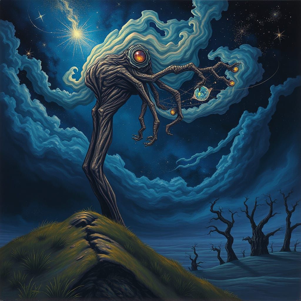 Eldritch Abomination Devours the Stars in a Desperate Cosmic...