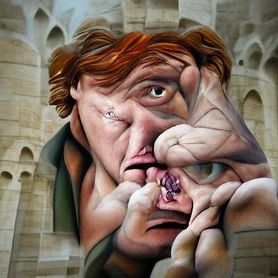 Hyperrealistic Quasimodo Portrait