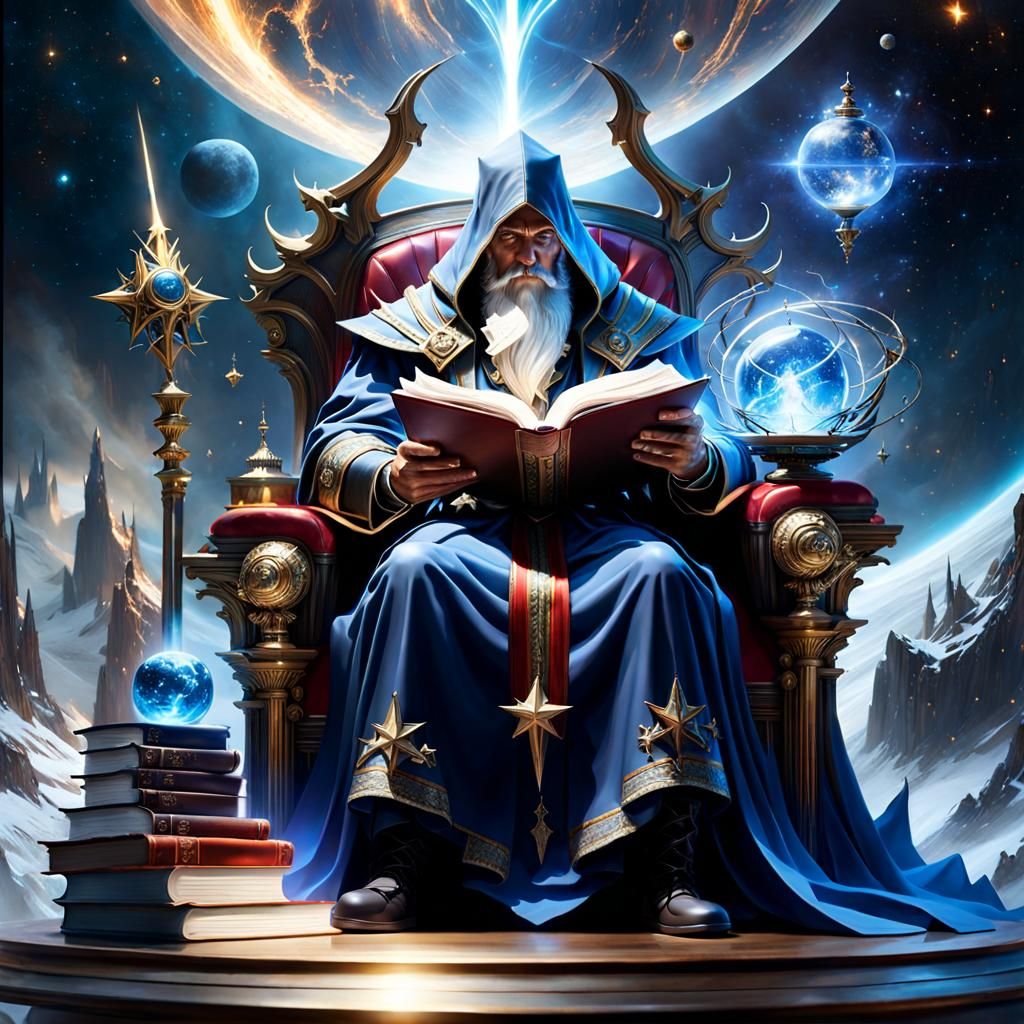 Sorcerer Unleashes Miniature Fantasy World from Ancient Tome