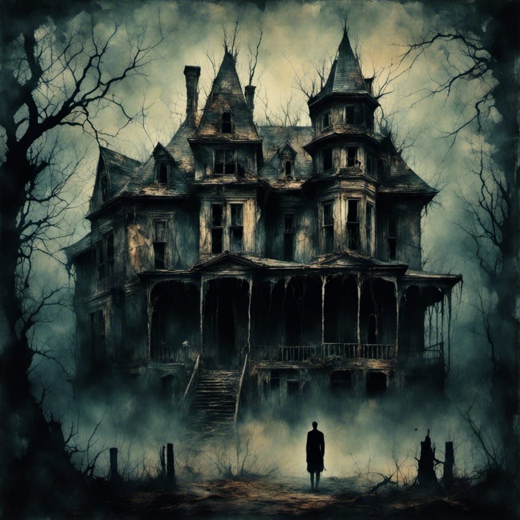 Eerie Victorian Mansion Abandoned in Murky Fog