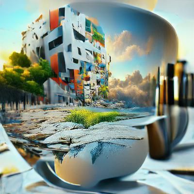 Breathtaking Post-Apocalyptic Cityscape: Realistic Paradise....