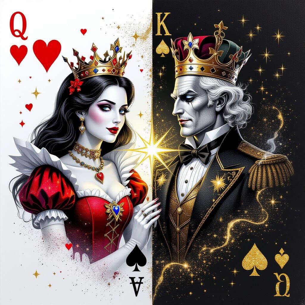 Die Herzkönigin und der Karokönig