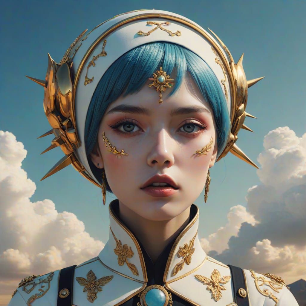 Mysterious Landscape in Dark Romantic Style