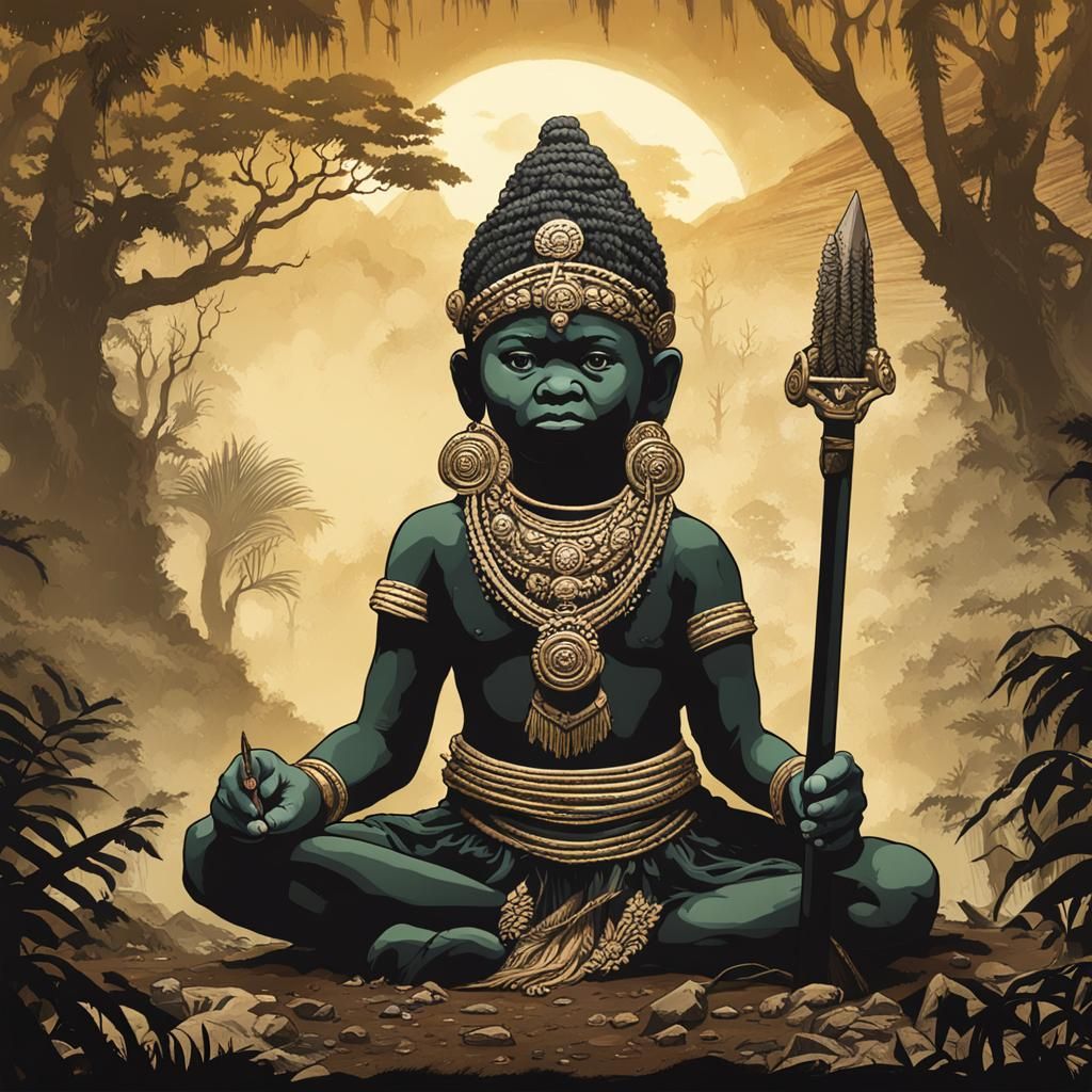 Ancient Tribal Goddess Figure