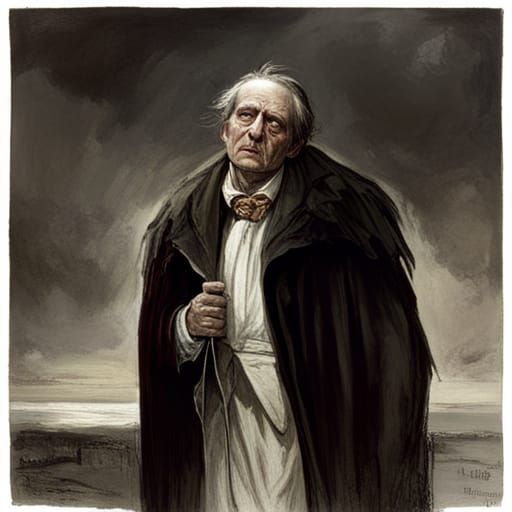 Blood Tie Horror in Gustave Doré Style