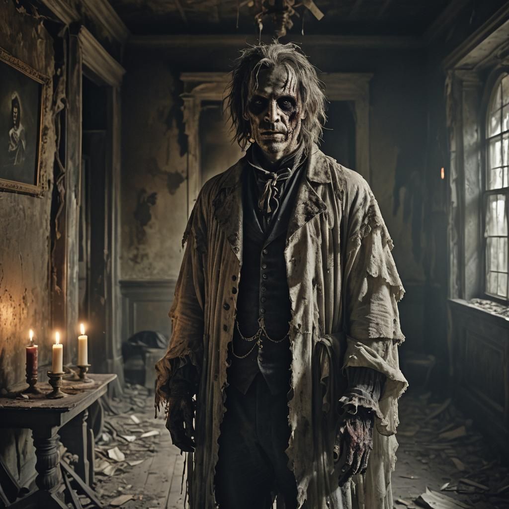 Lost Ghost in a Gothic Homestead