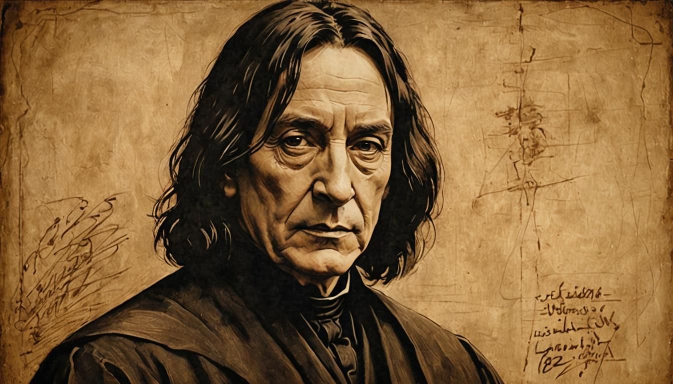 Professor Snape in Renaissance-Inspired Portrait