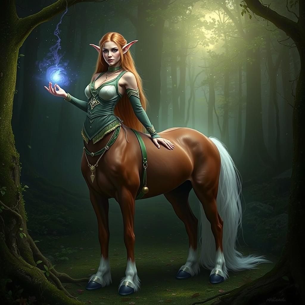 Kanae Dawnlight - Centaur mage