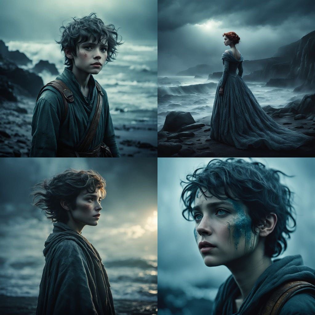 Ethereal Pixie Dreamscape by the Sea